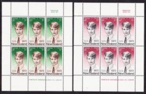 B87-88 1973 Prince Edward Semi-Postal Mini Sheets MNH