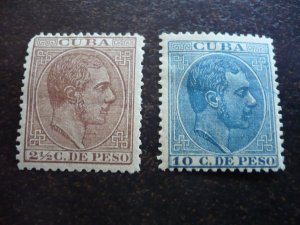 Stamps - Cuba - Scott# 129-131 - Mint Hinged Set of 3 Stamps