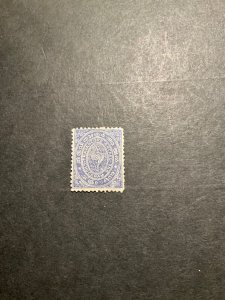 Stamps Indian States Travancore Scott #5 hinged