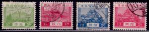 Japan, 1926-37, Landmarks, Scott# 194-197, used