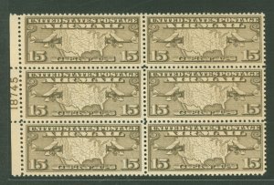 United States #C8 Mint (NH) Plate Block