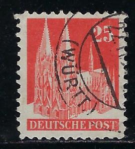 Germany AM Post Scott # 648, used