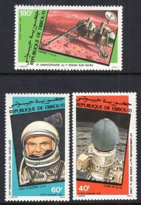 Djibouti C155-C157 Space MNH VF