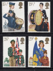 Great Britain Sc 983-6 1982 Youth Organizations stamp set mint NH