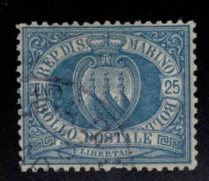 San Marino Scott 14 Used 1899 stamp