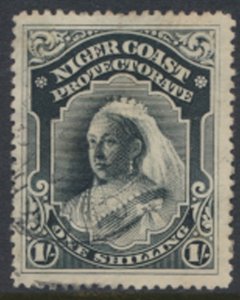 Niger Coast Protectorate  SG 72 perf 14½ x 15 Used   see details and scans 