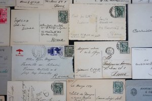 Libya Eritrea Lot of 50 Stamped Covers and Postcards