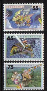 Netherlands   #766-768  MNH  1991   Environment Protection