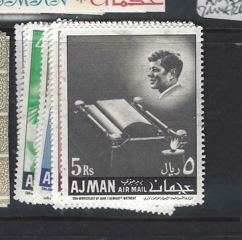 AJMAN   (PP0306B)  KENNEDY  SET     MNH