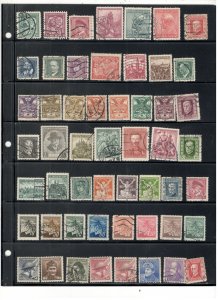 CZECH REPUBLIC COLLECTION ON STOCK SHEET MINT/USED