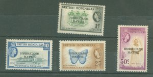 British Honduras #163-166  Single (Complete Set)