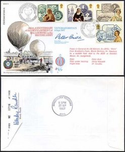 RFDC57b 125th Ann of the Development of Ballooning signed by Peter J Bish