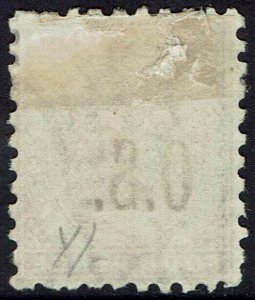 SOUTH AUSTRALIA 1891 QV OS 4D PERF 10 