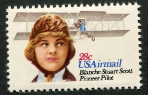C99 28c Blanche Stuart Scott Mint NH VF