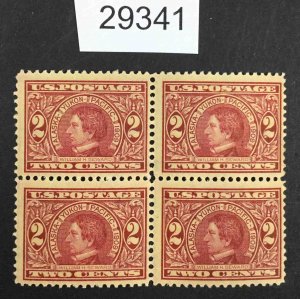 US STAMPS #370 MINT OG NH BLOCK LOT #29341