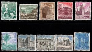 Spain # 1353-62 ~ Cplt Set of 10 ~ M, U, MX, HMR