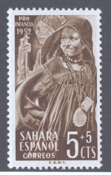 Spanish Sahara, Scott #B19, MH