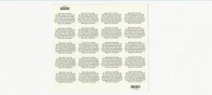 US Stamps/Postage/Sheet Sc #3748 Zora Hurston-writer MNH F-VF OG FV$ 7.40