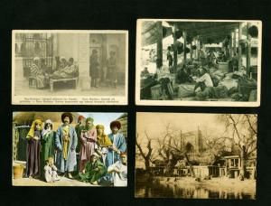 Turkmenistan Picture Post Cards 4x Early Turn of Century Rare