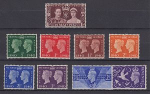 GB KGVI 1937/46 Mint Sets x 3 SG479/484 MLH BP5156