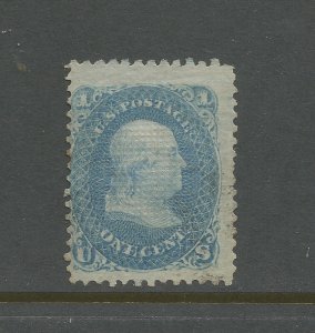 # 86, Used, Fine. Very light cancel at right. CV $ 450.00