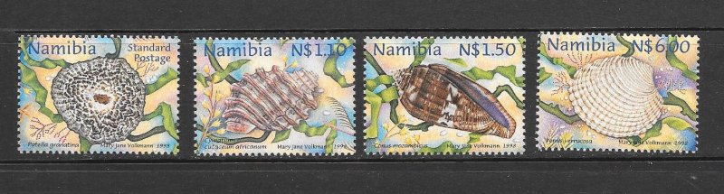 NAMIBIA #903-6  MARINE LIFE  MNH