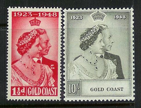 GOLD COAST #142-3 SILVER WEDDING ISSUE,OG,NH,F-VF