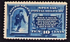 US Sc E1 Special Delivery 10¢ 1885 MH VF