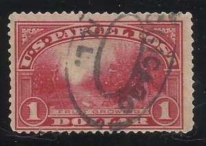 Q12 $1.00 Parcel Post Used F/VF