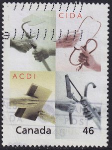 Canada - 2000 - Scott #1824a - used - Millennium Development Agency CIDA