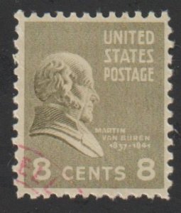 SC# 813 - (8c) - Van Buren USED single