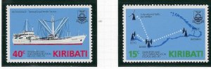 Kiribati 468-69 MNH 1985 Transport and Telecommunications (ak3901)