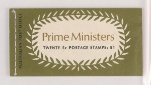 AUSTRALIA 1969 Prime Ministers booklet $1 edition V69/3. MNH **SG SB45.