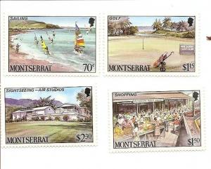 Montserrat 639-642 MNH