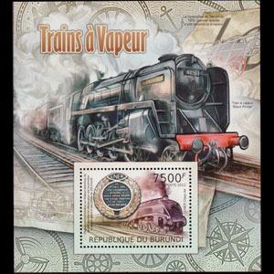 BURUNDI 2012 - Scott# 1081 S/S Locomotive NH