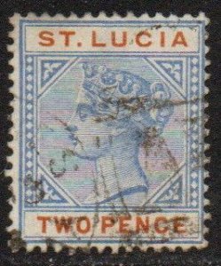 St. Lucia Sc #30 Used