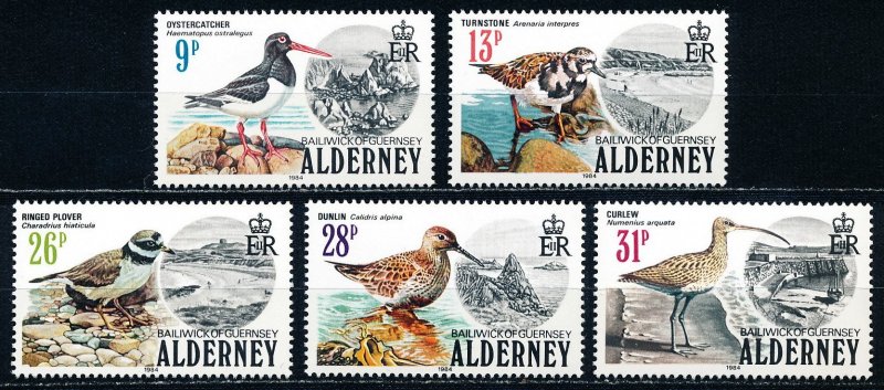 Alderney #13-17  Set of 5 MNH