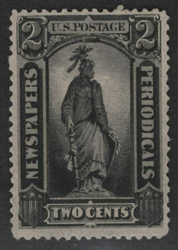 $US Sc#PR57 M/H/F-VF tiny thin UR, Newspaper stamp, Cv. $75