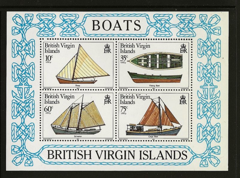 BRITISH VIRGIN ISLANDS   SC #  483a  MNH