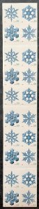 MALACK 4109 - 12b-d BK303 39c Snowflakes Complete Bo..MORE.. bp4109-12