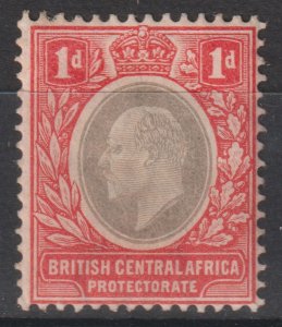 British Central Africa Scott# 60 MH