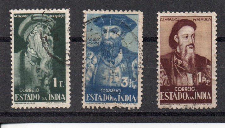 Portuguese India 469-471 used