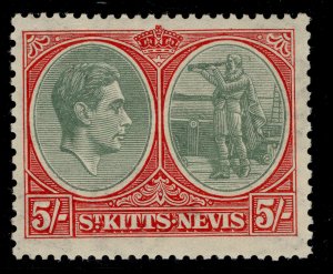 ST KITTS-NEVIS GVI SG77, 5s grey-green & scarlet, M MINT. Cat £65. 