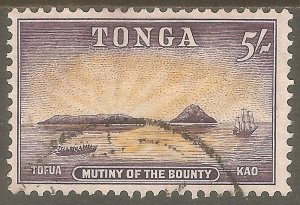 TONGA Sc# 111 USED FVF Mutiny of Bounty