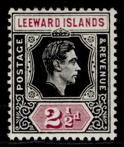 LEEWARD ISLANDS GVI SG106, 2½d black & purple, M MINT.