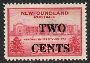 Newfoundland Sc #268 Mint Hinged