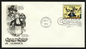 #3000f 32c Rube Goldberg's Inventions, Art Craft FDC **ANY 5=FREE SHIPPING**