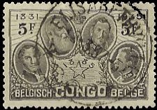 BELGIAN CONGO   #165 USED (3)