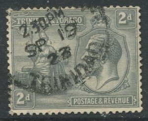 STAMP STATION PERTH Trinidad & Tobago #24 KGV Britania Used Wmk 4 - 1922-28