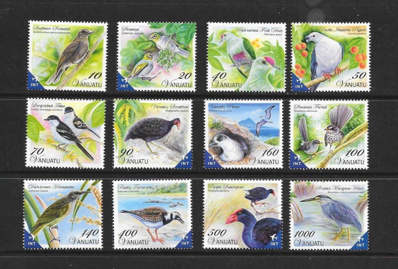 BIRDS - VANUATU #1025-36   MNH